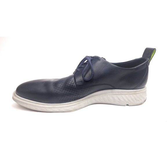 Ecco ST.1 Hybrid Shoes Mens 44 US 10-10.5 Oxford Blue Leather Dress Sneakers main image 8